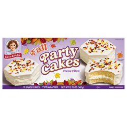 Snack Cakes, Little Debbie Family Pack Fall Party Cakes (vanilla)