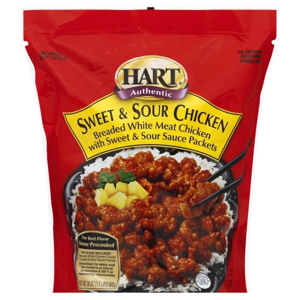 slide 1 of 1, Hart Authentic Hart Sweet & Sour Chicken, 32 oz