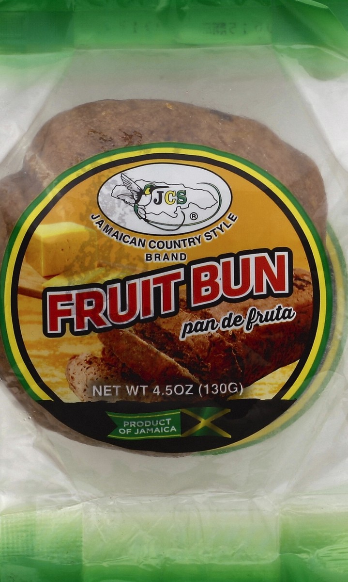 slide 5 of 5, JCS Jamaican Country Style Fruit Bun, 4.5 oz