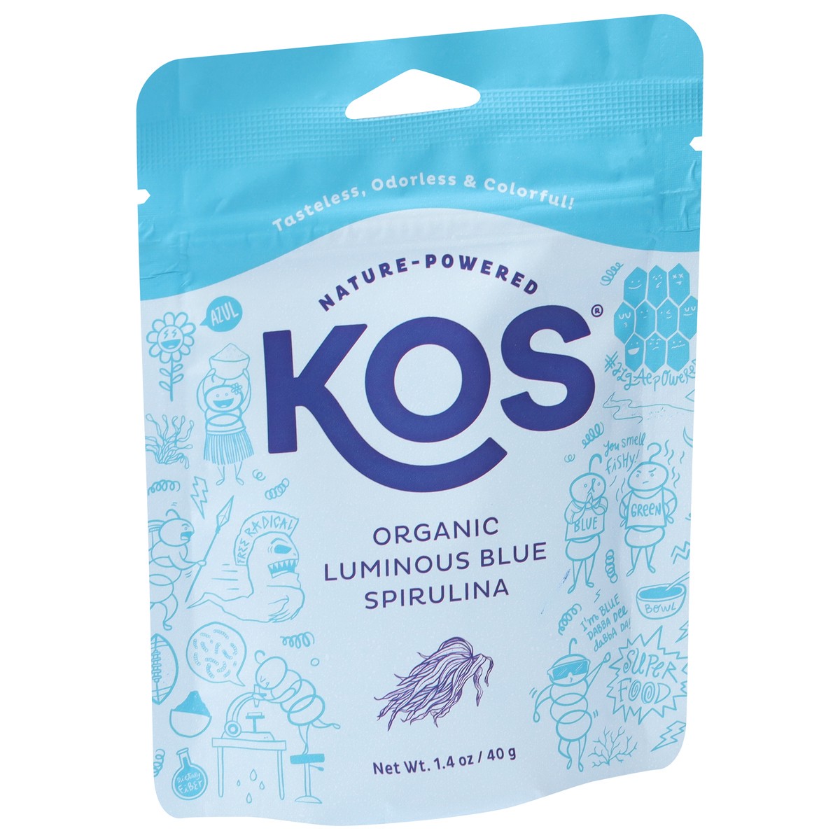 slide 2 of 9, KOS Organic Luminous Blue Spirulina 1.4 oz, 1.4 oz