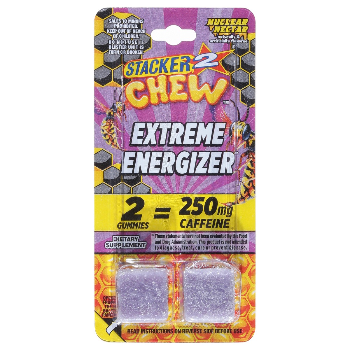 slide 3 of 4, Stacker2 Chew Extreme Energizer, 2 ct