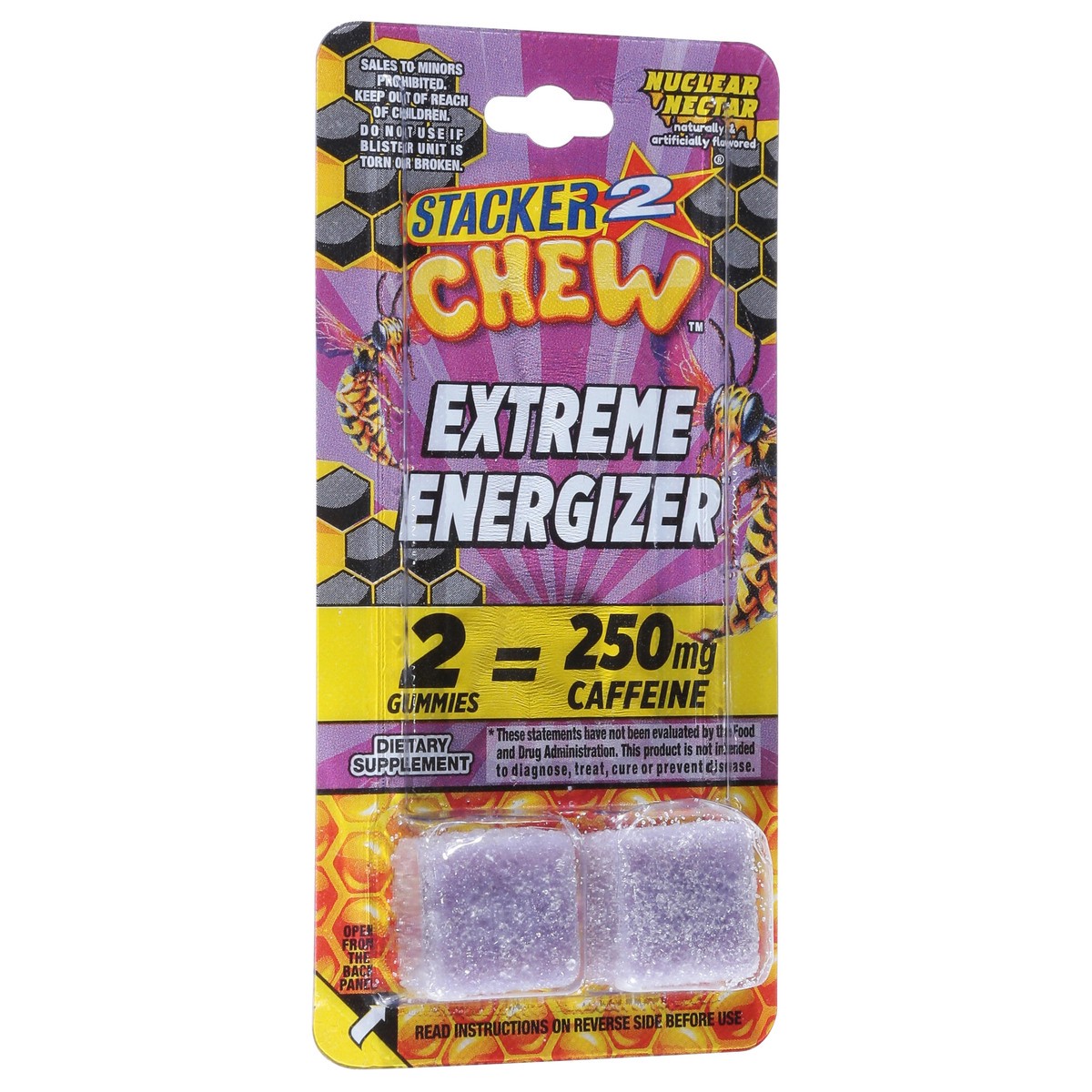 slide 2 of 4, Stacker2 Chew Extreme Energizer, 2 ct
