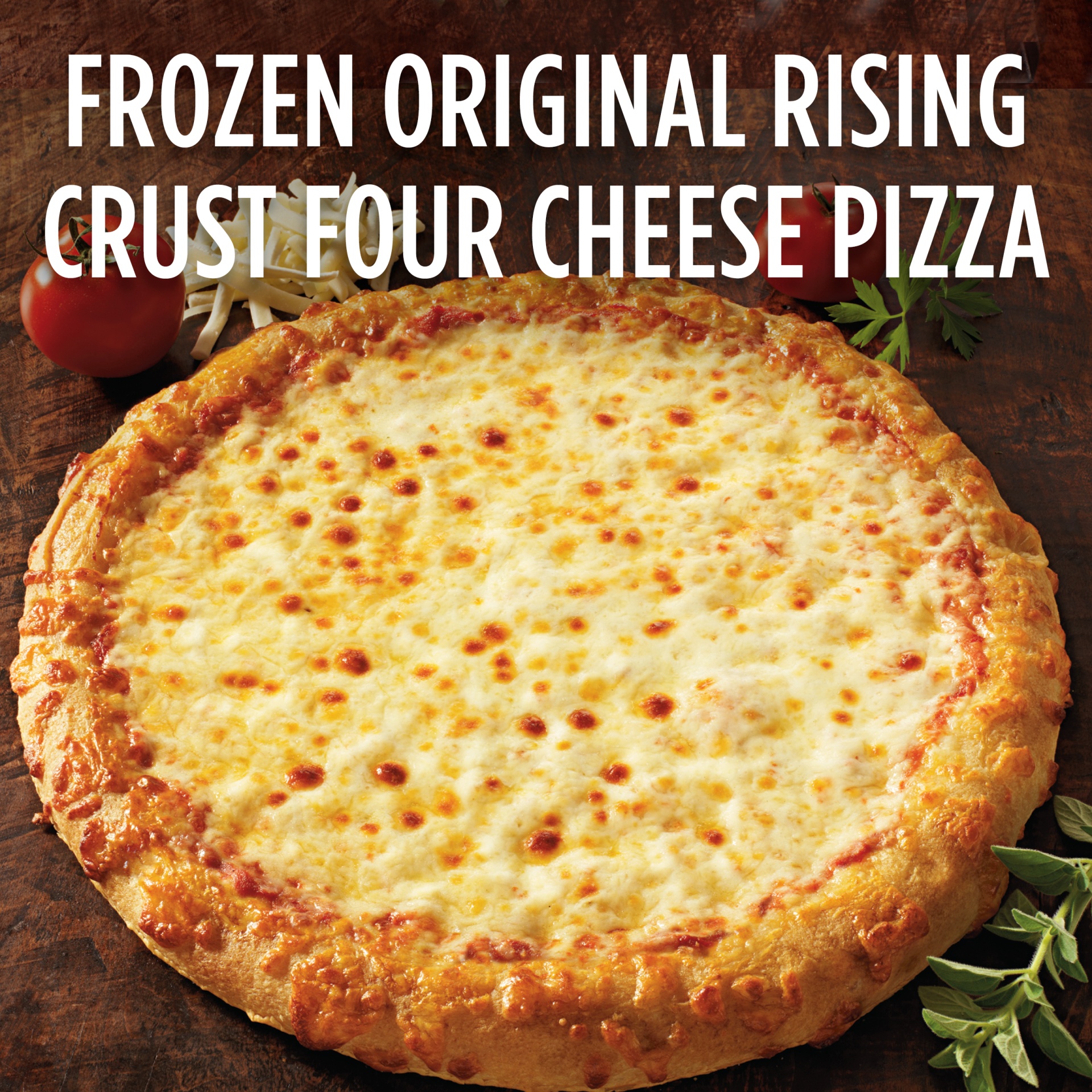 slide 3 of 12, DiGiorno Rising Crust Four Cheese Pizza, 28.2 oz