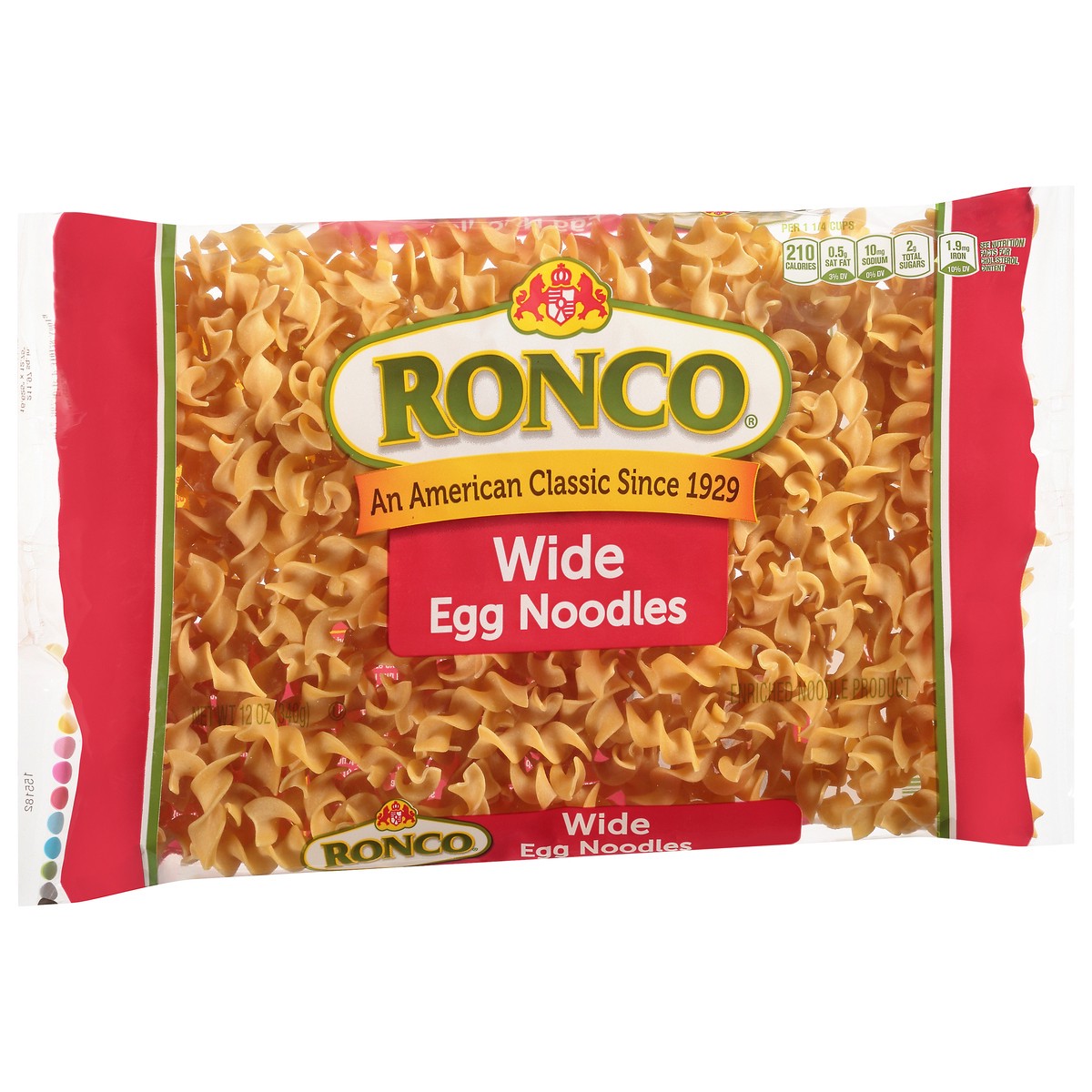 slide 3 of 14, Ronco Wide Egg Noodles 12 oz, 12 oz