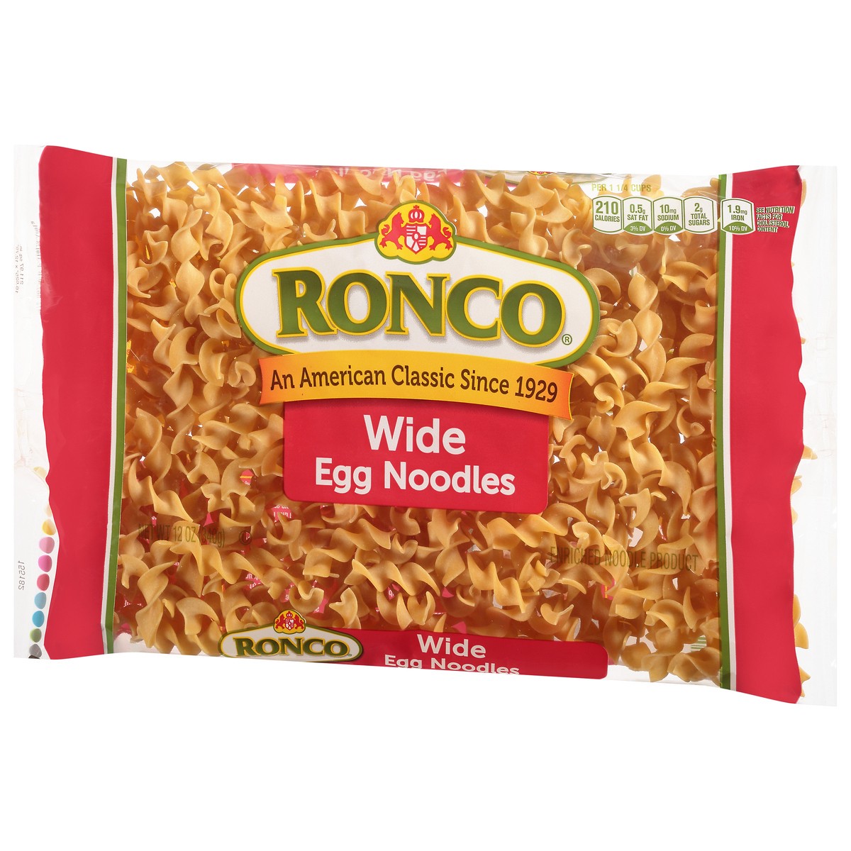 slide 14 of 14, Ronco Wide Egg Noodles 12 oz, 12 oz