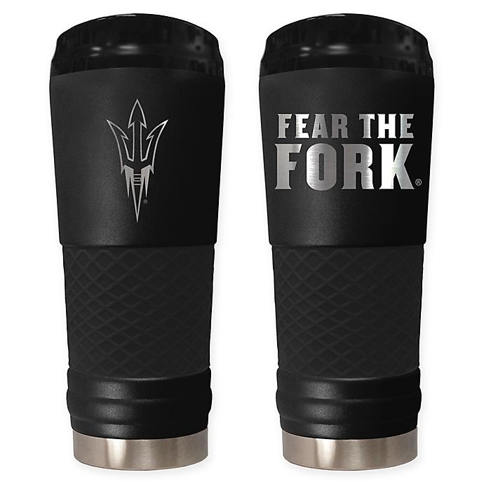 slide 1 of 1, NCAA Arizona State University Powder Coated Stealth Draft Tumbler, 24 oz