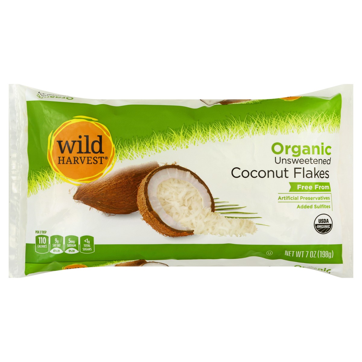 slide 6 of 7, Wild Harvest Unsweetened Coconut Flakes Org - 7 oz, 7 oz
