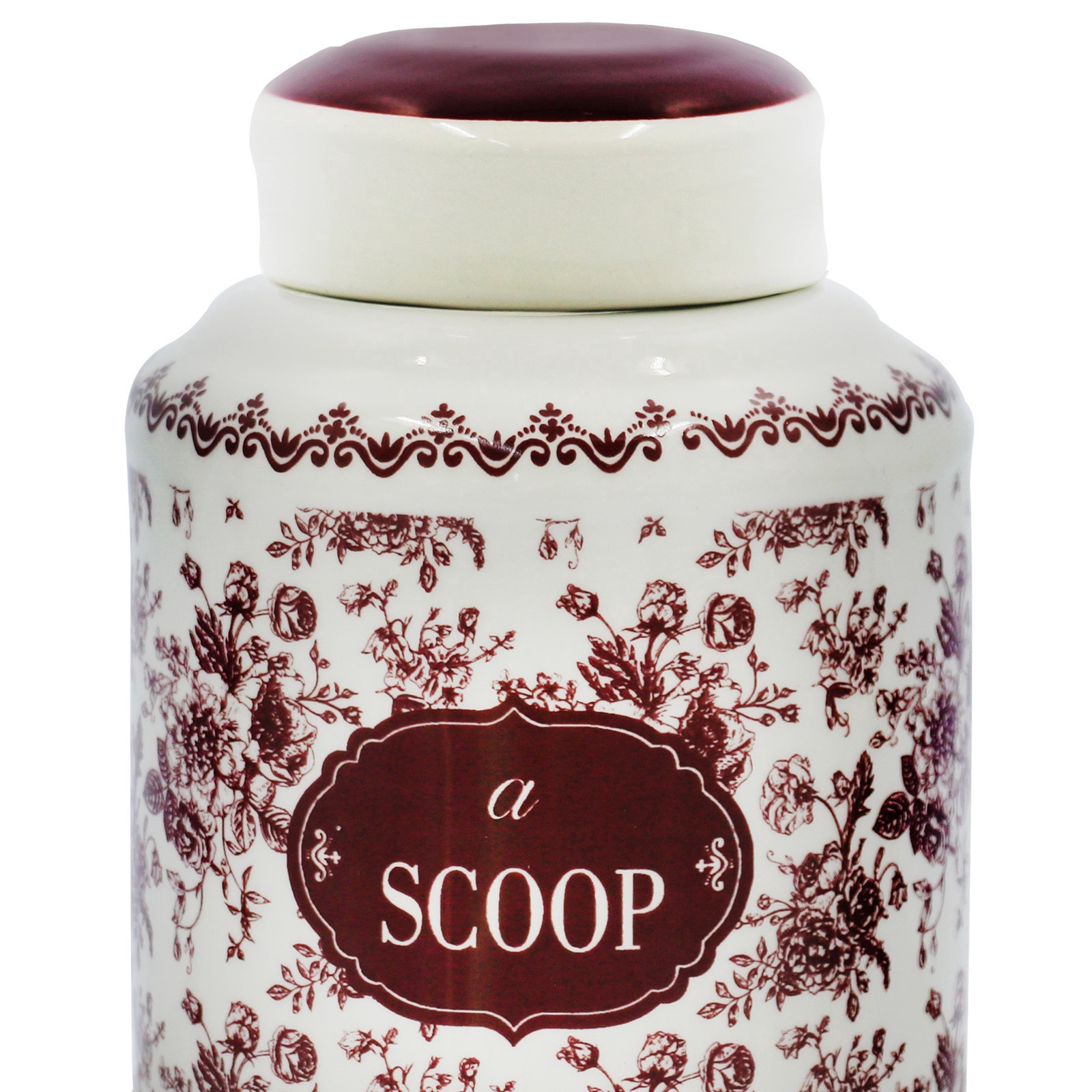 slide 2 of 3, 5" A Scoop Ceramic Container By Ashland, 3.75 in x 3.75 in x 5.12 in