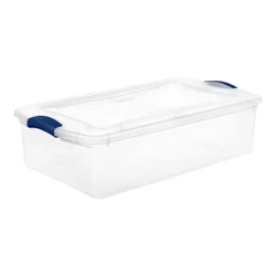 Sterilite Latch Box Stadium Blue