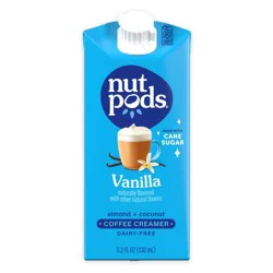 nutpods Non Dairy Vanilla made with Almonds and Coconuts Coffee Creamer