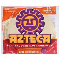 Azteca Supersize Flour Tortillas