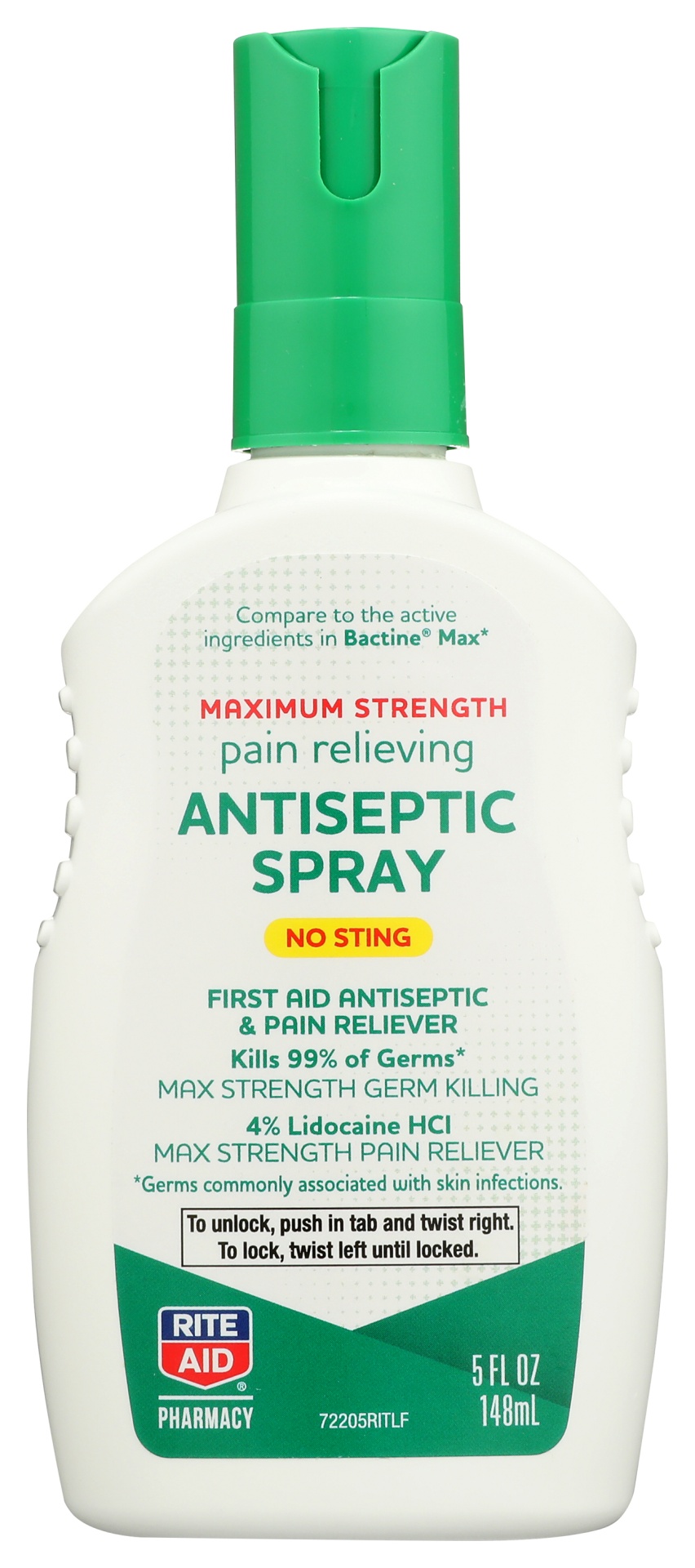 slide 1 of 1, Rite Aid Maximum Strength Antiseptic Spray, 5 fl oz