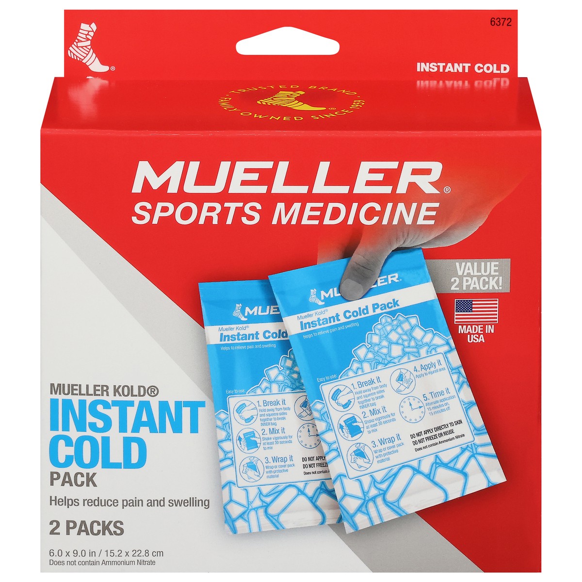 slide 9 of 13, Mueller Sports Medicine Kold Instant Cold Pack, 2 ct