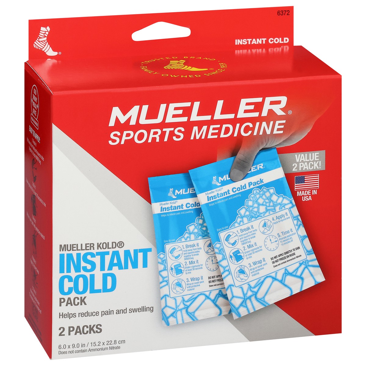 slide 4 of 13, Mueller Sports Medicine Kold Instant Cold Pack, 2 ct