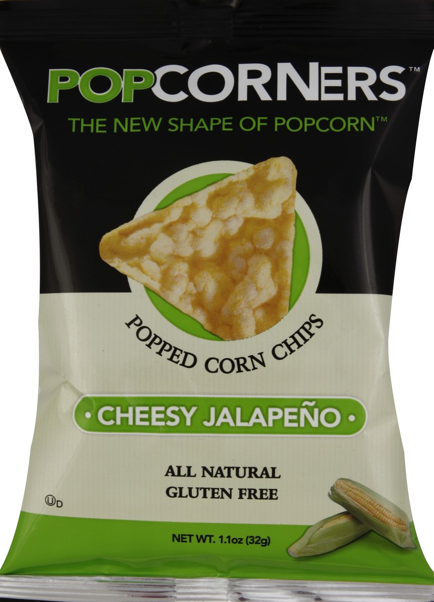 slide 5 of 6, PopCorners Popped Corn Chips Cheesy Jalapeno, 1.1 oz