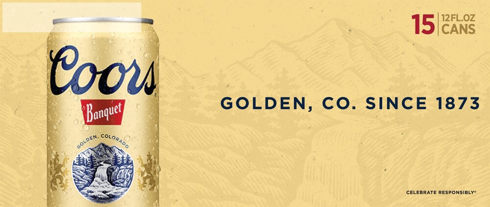 slide 4 of 5, Coors Banquet 15Pk Can 12Oz, 15 ct; 12 oz