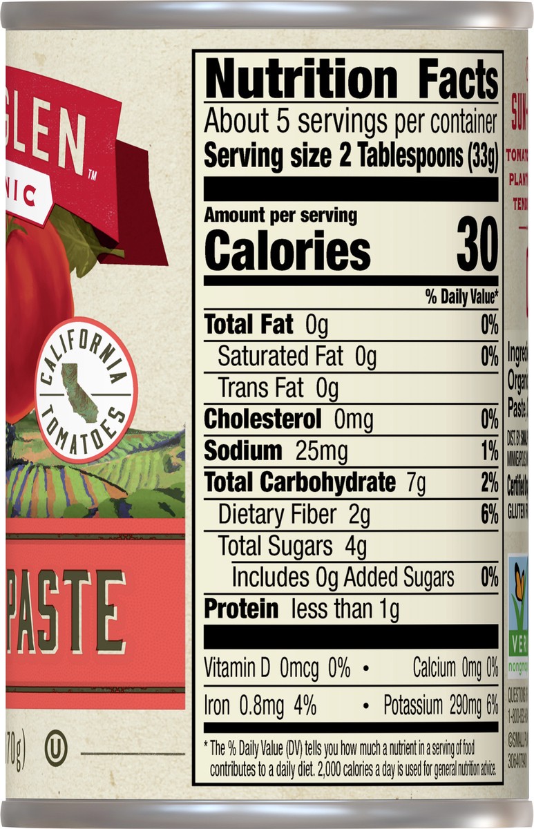 slide 8 of 13, Muir Glen Organic Tomato Paste, 6 oz., 6 oz