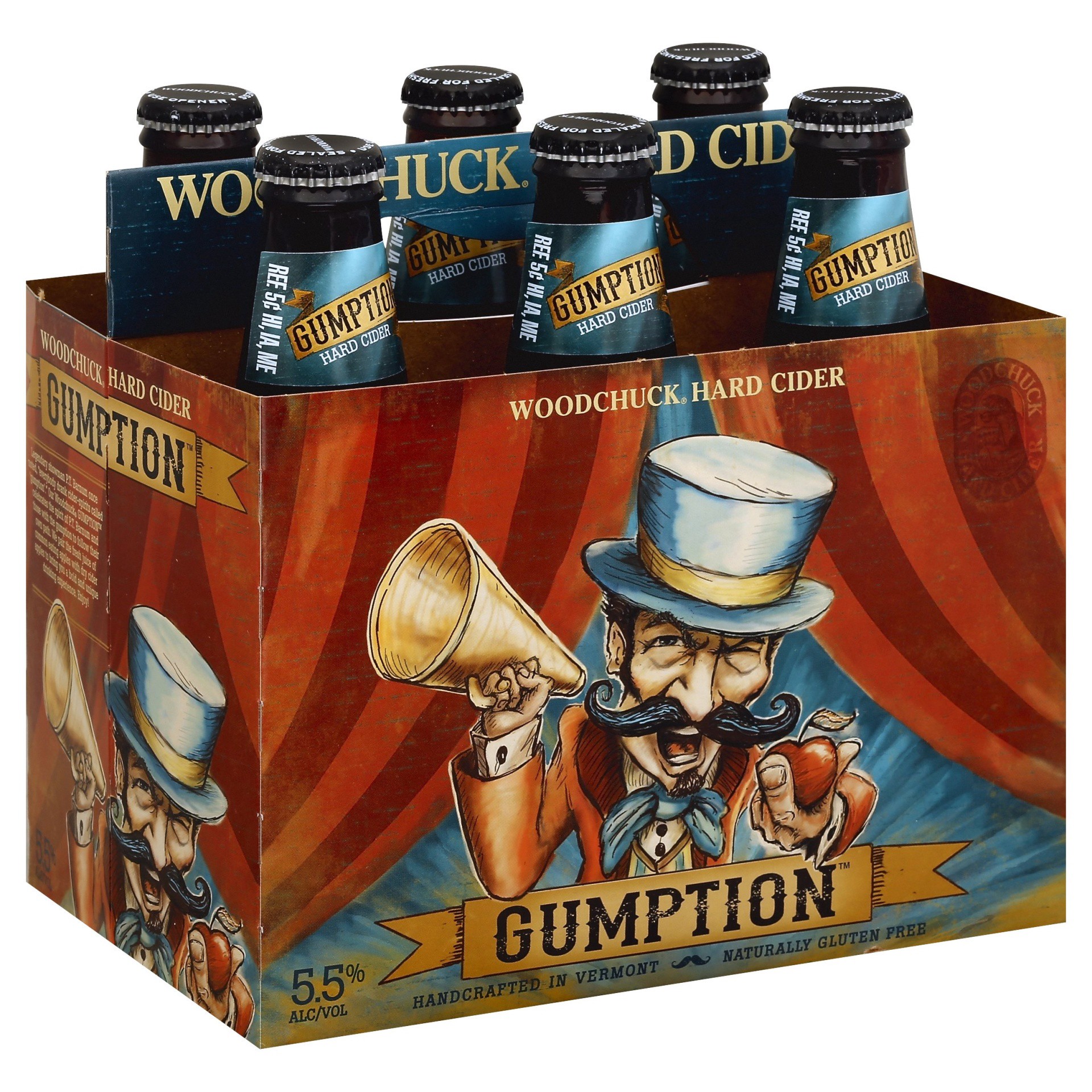 slide 1 of 4, Woodchuck Gumption Hard Cider / Bottles, 6 ct; 12 oz