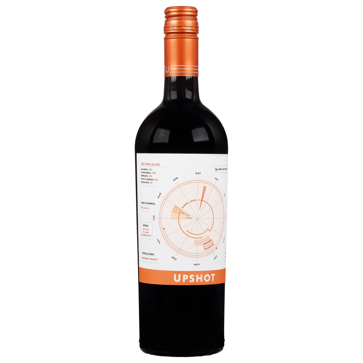 slide 10 of 11, Upshot Sonoma County Red Wine Blend 750 ml Bottle, 750 ml