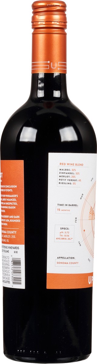 slide 8 of 11, Upshot Sonoma County Red Wine Blend 750 ml Bottle, 750 ml