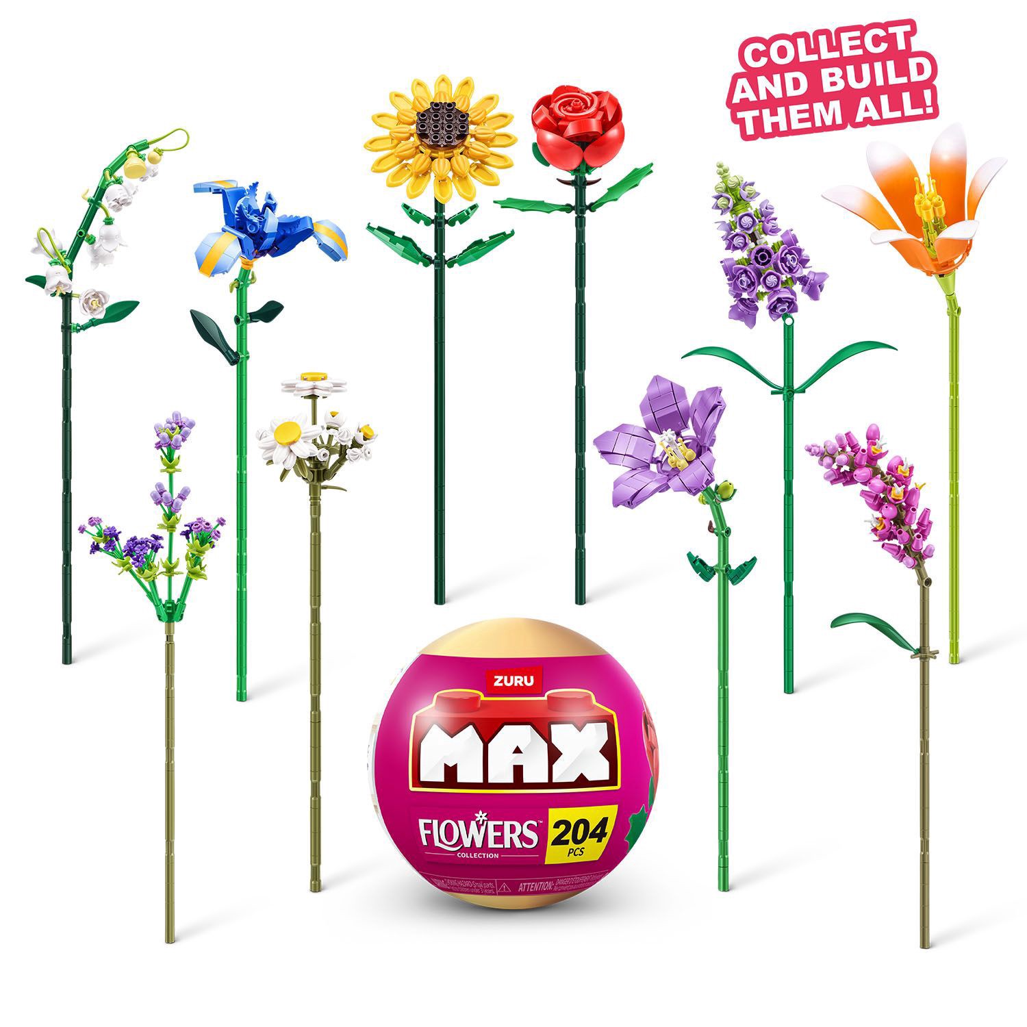 slide 1 of 1, ZURU Max Garden Long Flowers, 1 ct