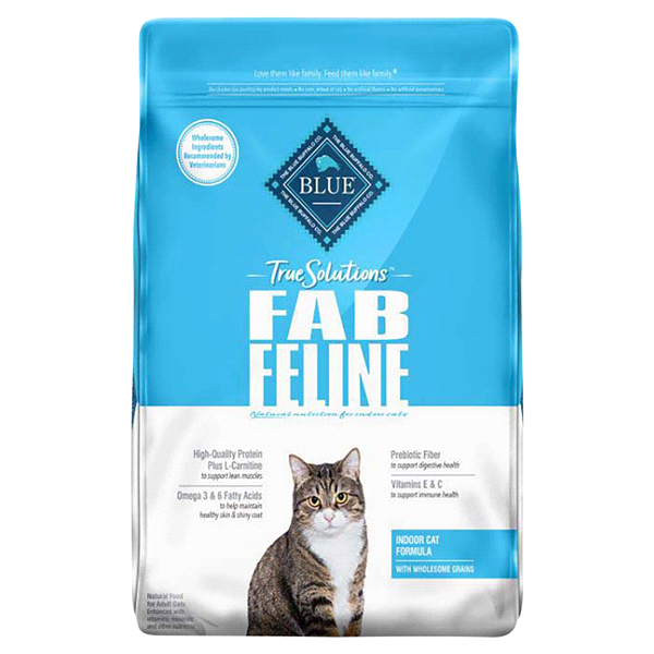 slide 1 of 5, Blue Buffalo True Solutions Fab Feline Adult Cat Chicken, 11 lb