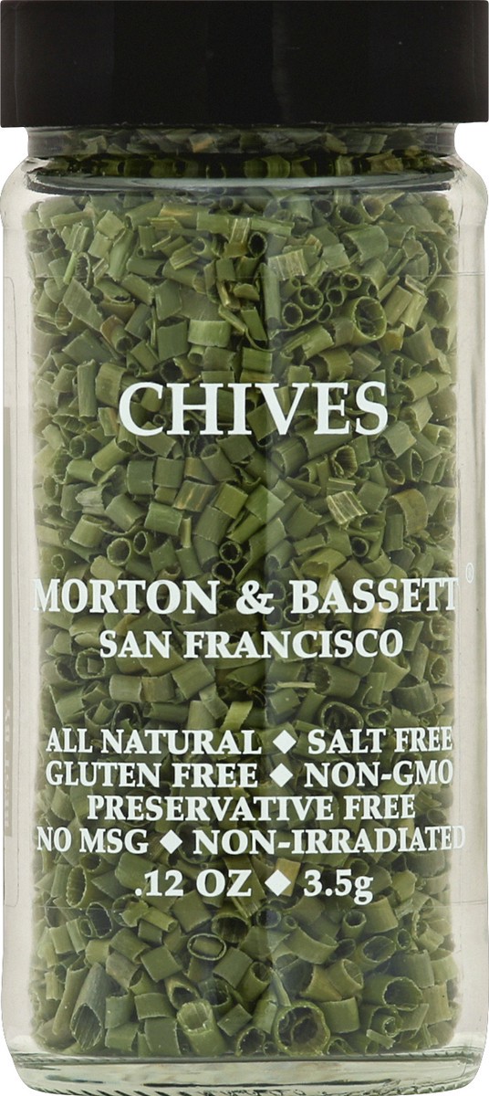 slide 1 of 3, Morton & Bassett Chives, 0.15 oz