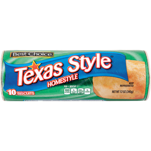 slide 1 of 1, Best Choice Texas Style Homestlye Biscuits, 10 ct; 12 oz