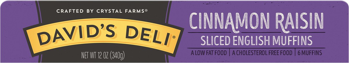 slide 4 of 9, David's Deli English Muffins, 6 ct