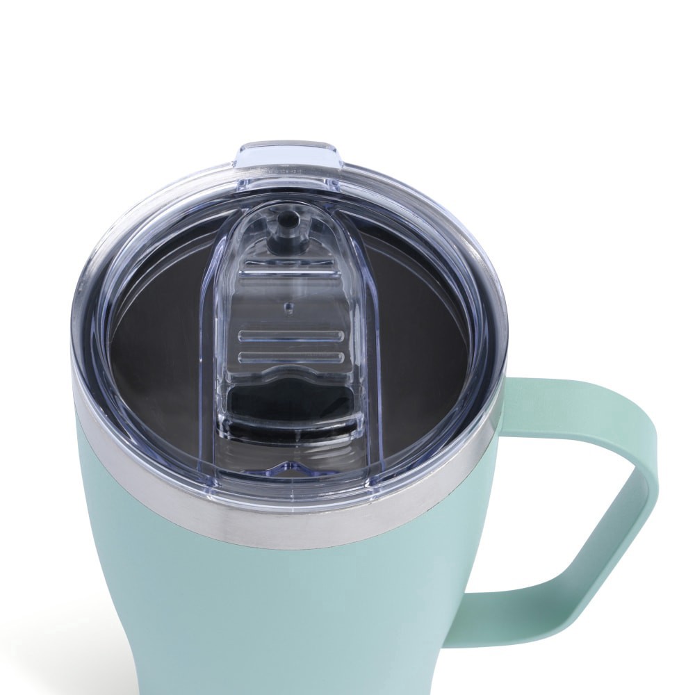 slide 3 of 4, Manna Cozy Stainless Steel Coffee Mug - Green Powder Coat, 18 oz