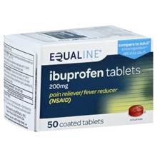 slide 1 of 1, Equaline Ibuprofen Tablet, 50 ct