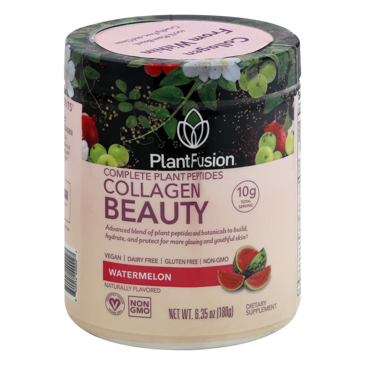 slide 2 of 13, PlantFusion Watermelon Collagen Beauty 6.35 oz, 6.35 oz