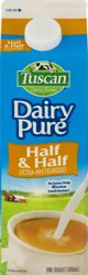 Tuscan Dairy Pure Ultra-Pasteurized Half & Half, 1 Quart