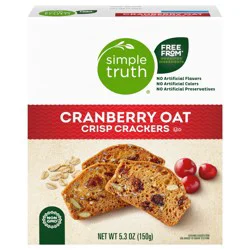 Simple Truth® Cranberry Oat Crisp Crackers