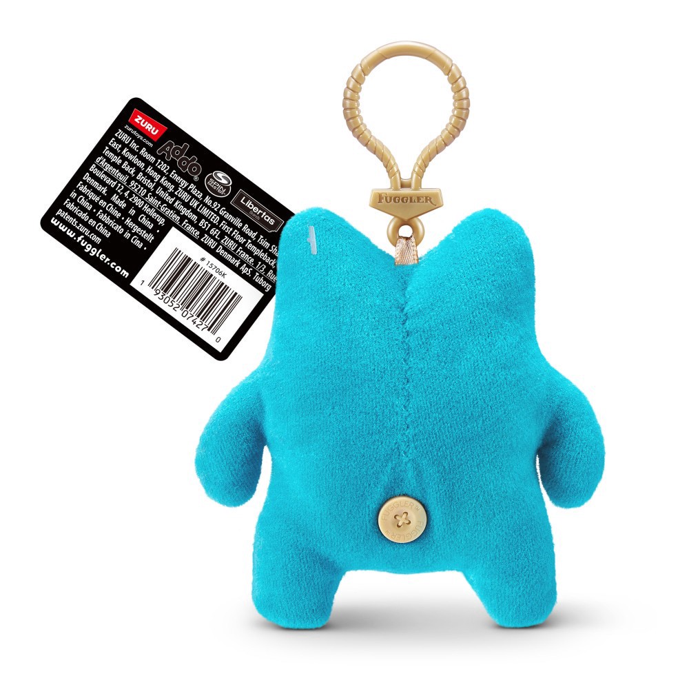 slide 5 of 6, Zuru Fuggle Key Rings® 5-inch Assortment Series 5 Greedy Grinner - Teal, 1 ct