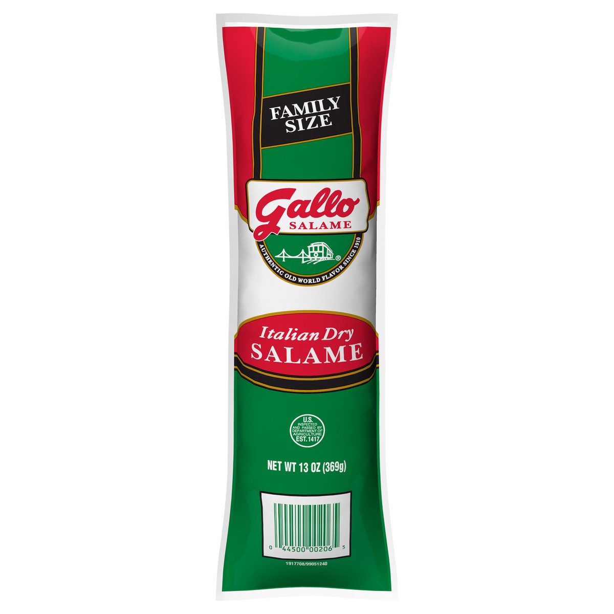 slide 1 of 8, Gallo Salame Italian Dry Salami Chub Deli Lunch Meat, Family Size, 13 oz, 