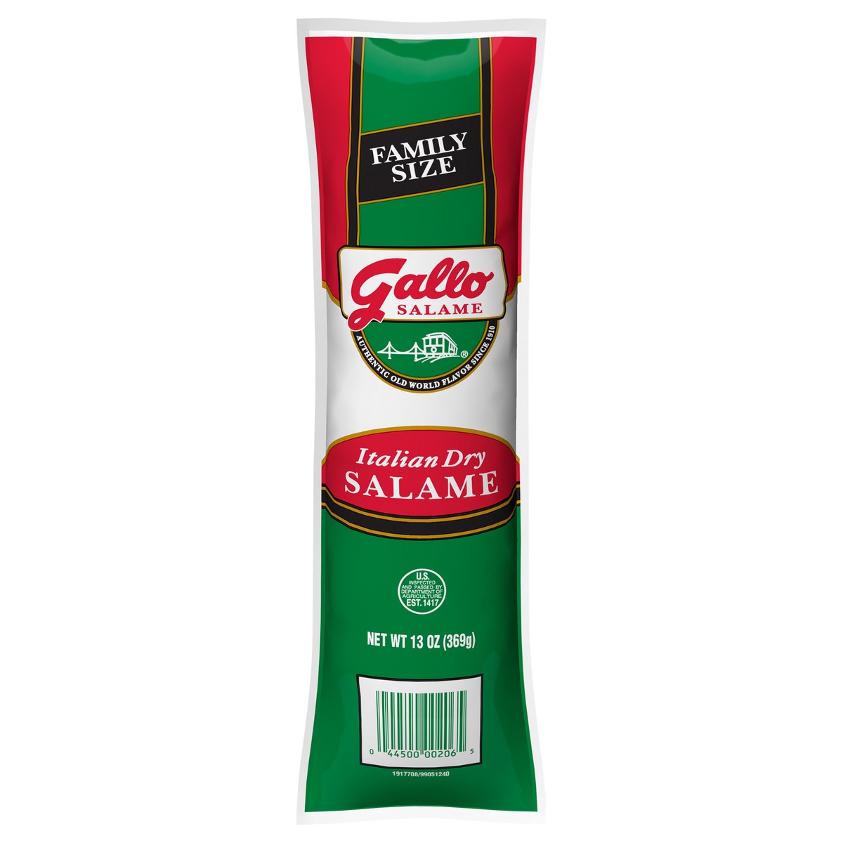 slide 8 of 8, Gallo Salame Italian Dry Salami Chub Deli Lunch Meat, Family Size, 13 oz, 
