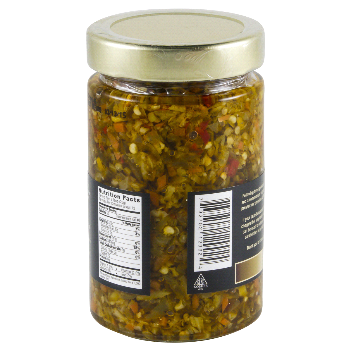 slide 4 of 4, Alpino Giardiniera Hot Relish, 12 oz