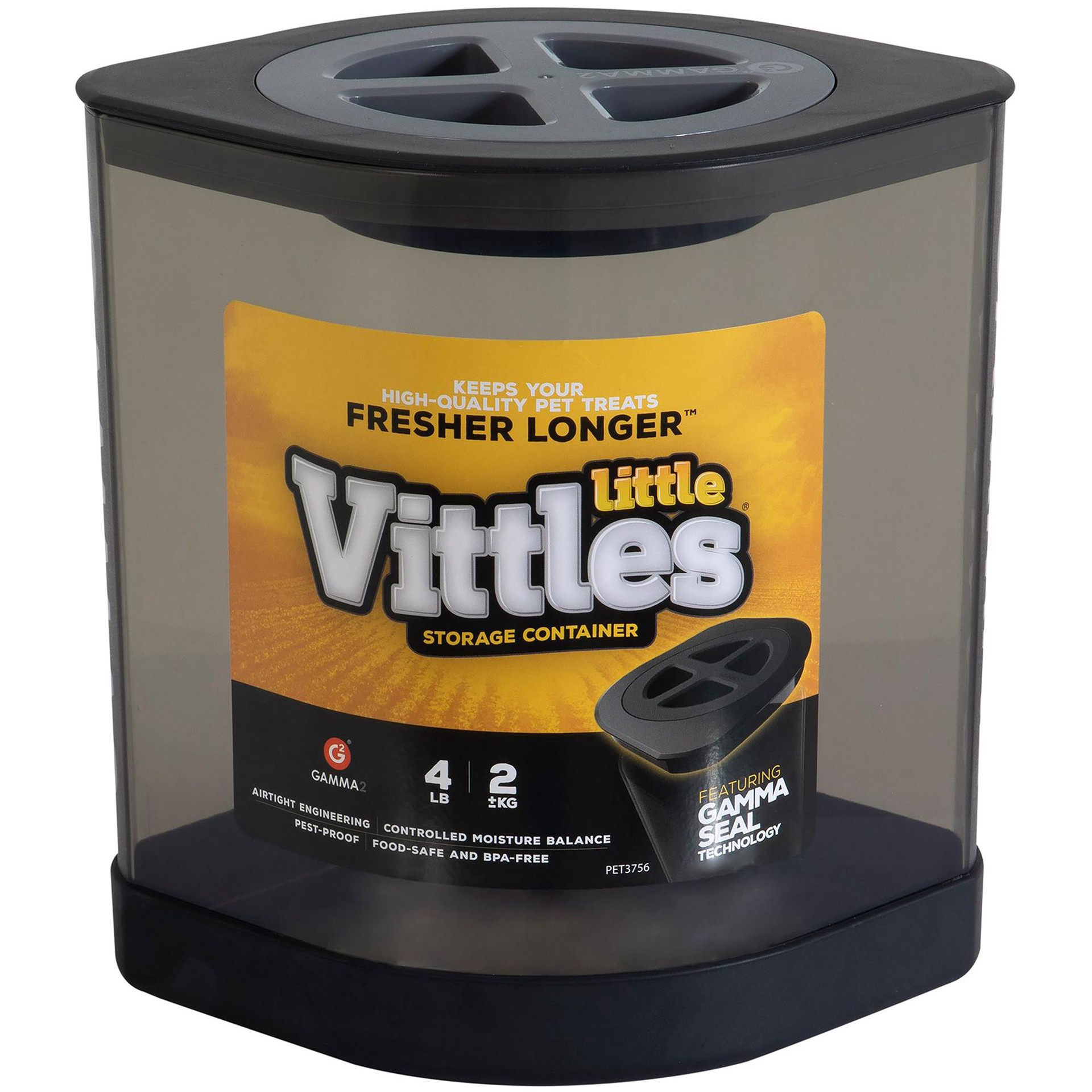 slide 1 of 1, Gamma Plastics Vittles Vaults Little Vittles Storage Container, 1 ct
