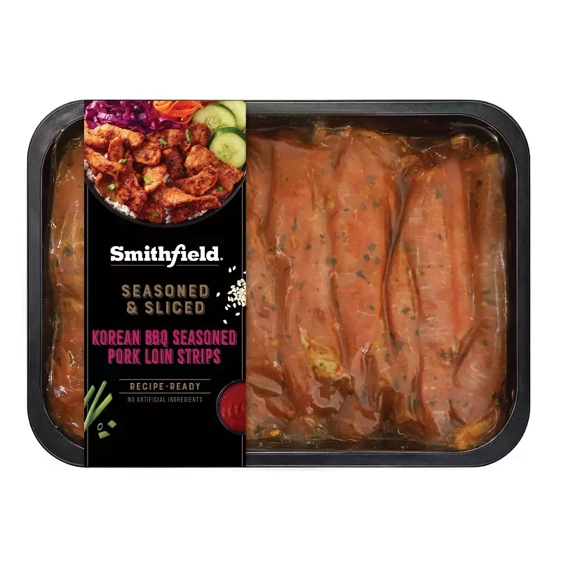 slide 1 of 5, Smithfield Korean BBQ Pork Boneless Strips - 16oz, 16 oz