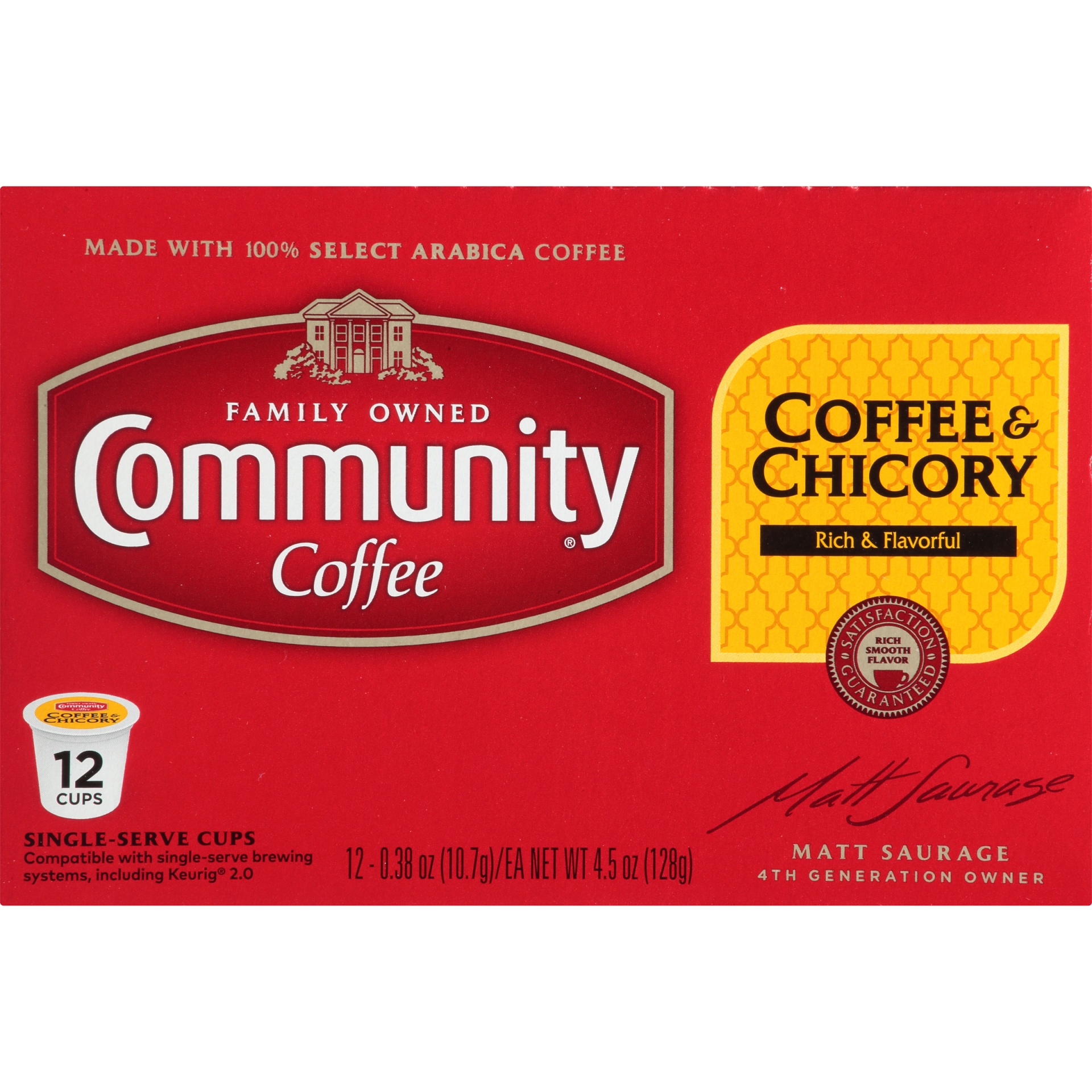 Community Coffee Chicory Singles KCups 12 ct Shipt