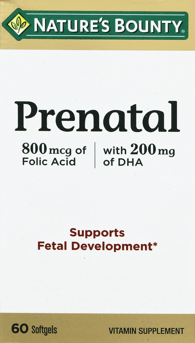 slide 4 of 4, Nature's Bounty Prenatal 60 ea, 60 ct