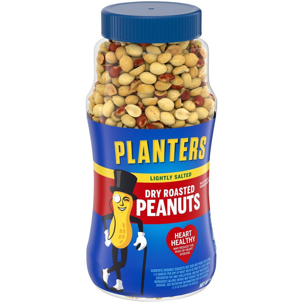slide 13 of 94, Planters Dry Roasted Lightly Salted Peanuts 16 oz, 16 oz