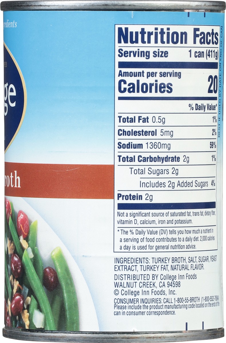 slide 9 of 9, College Inn Turkey Broth 14.5 oz, 14.5 oz