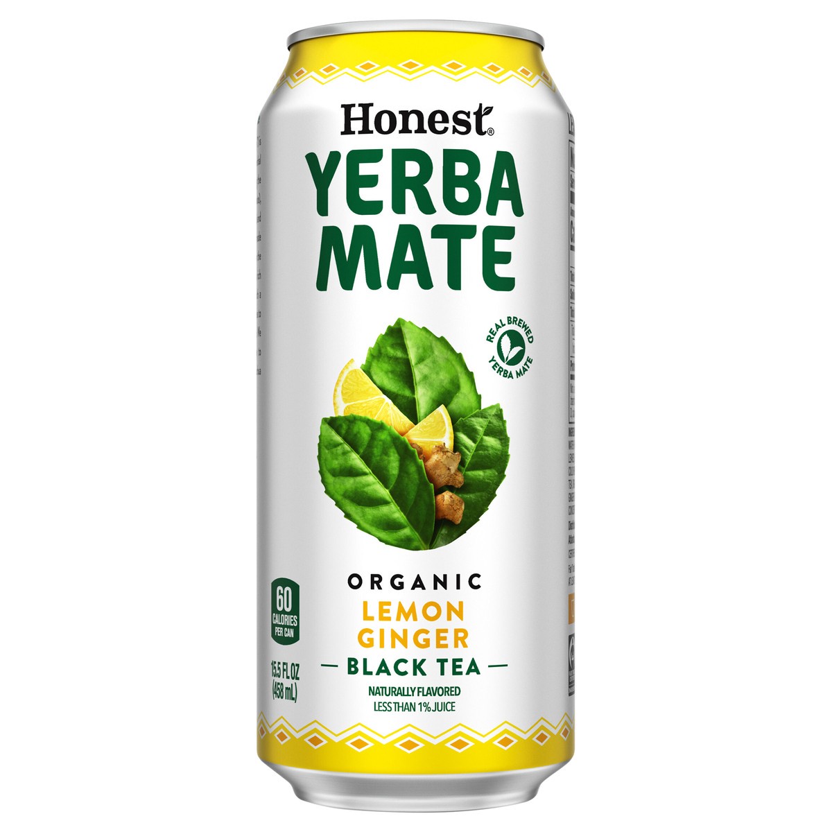 slide 4 of 9, Honest Yerba Mate Lemon Ginger Can- 15.50 fl oz, 15.50 fl oz