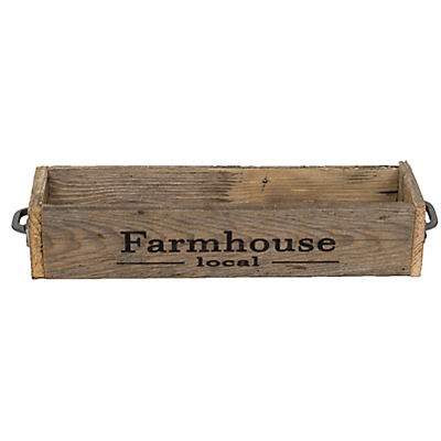 slide 1 of 1, (del)Hutson Designs Small Reclaimed WoodFarmhouse Local Planter Box, 1 ct