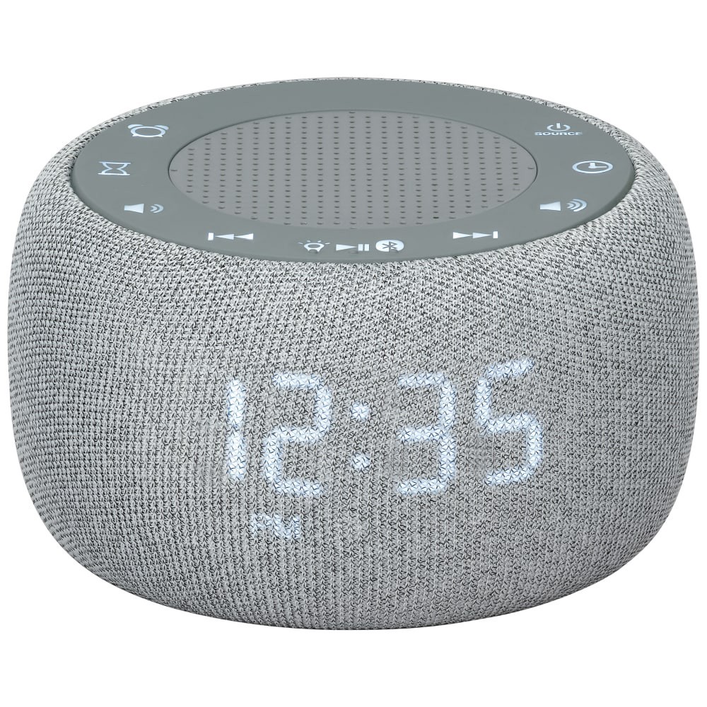 slide 1 of 1, iLive Gentle Wake Alarm Clock White Noise Machine, 1 ct