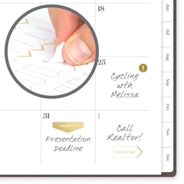 slide 3 of 9, 2025 Cambridge Workstyle Focus Weekly/Monthly Planner, 8-1/2"" X 11"", Java, January To December, 1606-905-04, 1 ct