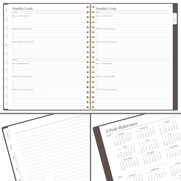 slide 7 of 9, 2025 Cambridge Workstyle Focus Weekly/Monthly Planner, 8-1/2"" X 11"", Java, January To December, 1606-905-04, 1 ct