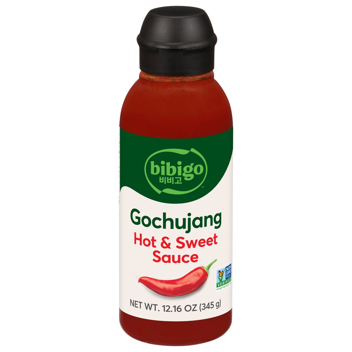 slide 9 of 13, Bibigo Korean-Style Hot & Sweet Gochujang Sauce, 12.16 oz